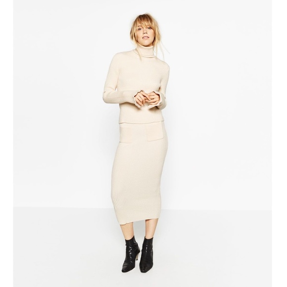 Zara knit pencil skirt Clearance